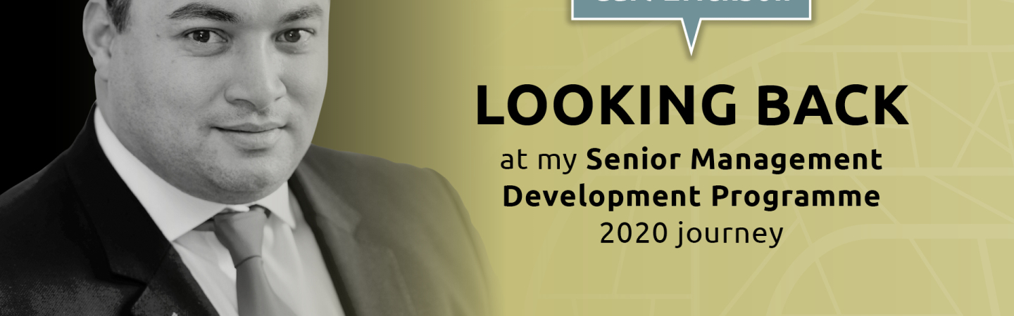 Senior Management Development Programme (SMDP) Feature: Carl Erickson