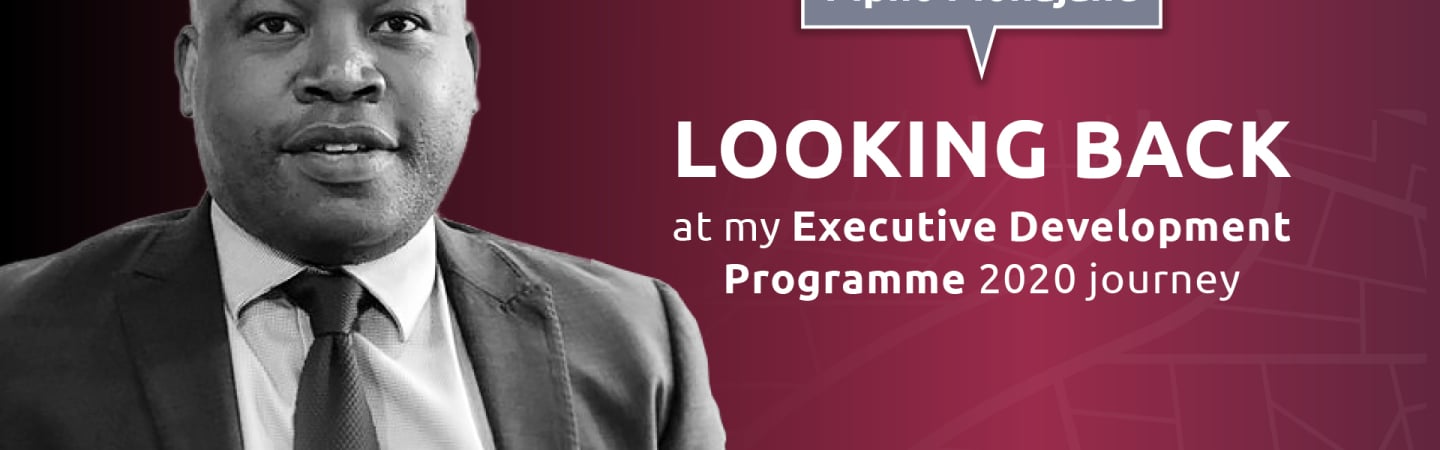 Executive Development Programme (EDP) Feature: Mpho Mohajane